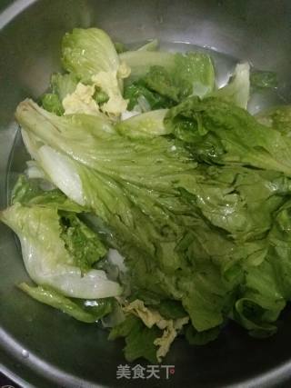 Lettuce in Oyster Sauce recipe