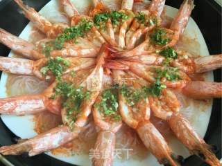 Steamed Prawns with Garlic Vermicelli recipe