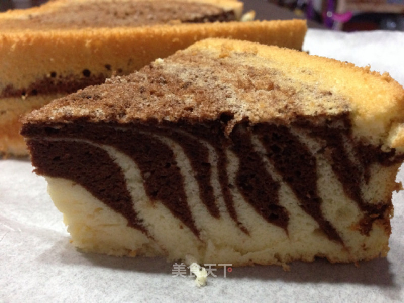 Zebra Pattern Cake recipe