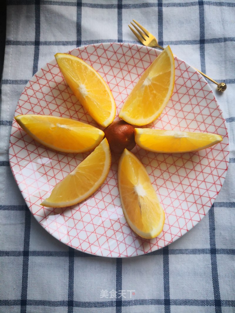 Orange Fruit Platter