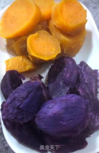 Whole Wheat Sugar-free Purple Sweet Potato Buns recipe