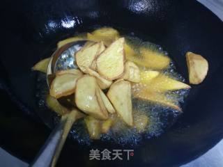 Fried Sweet Potato Wedges recipe