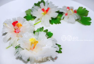 【simple and Beautiful, Healthy and Beautiful】crystal White Jade Chrysanthemum recipe