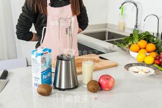 (early Summer Health Drink) Kiwi and Apple Mixed Juice recipe