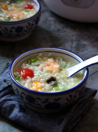 Preserved Egg Seafood Porridge recipe