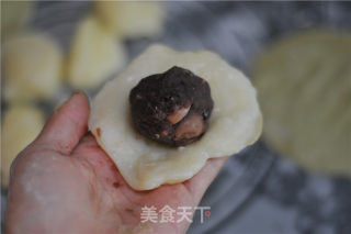 #四session飛館大赛戲是爱吃节# Matcha Red Bean Mochi Sandwich Soft European Buns recipe