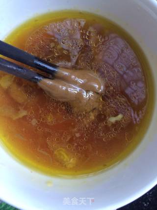 Cowpea Rings with Sesame Sauce recipe