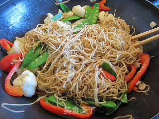 Stir-fried Egg Noodles with Mixed Vegetables-the Taste of Home recipe