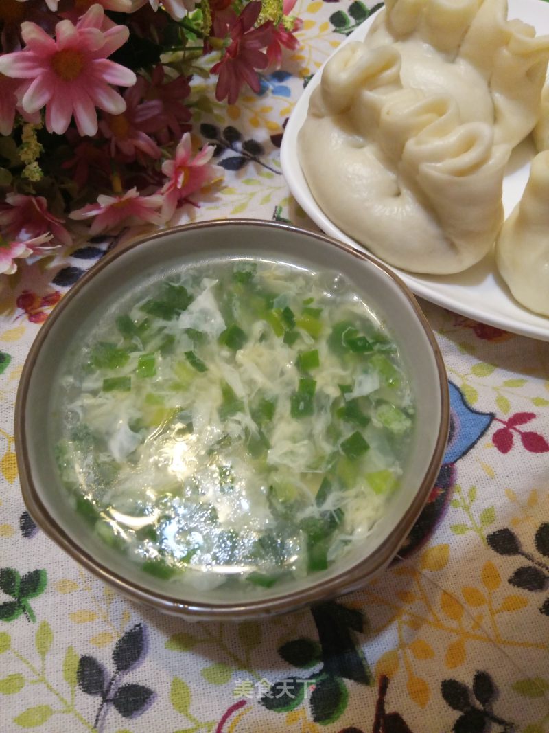 Leek Egg Drop Soup recipe