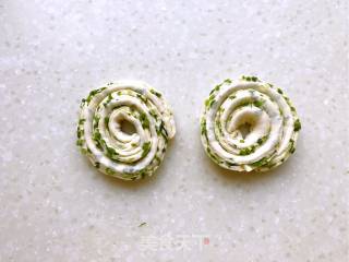 Egg Chives Flower Cake recipe