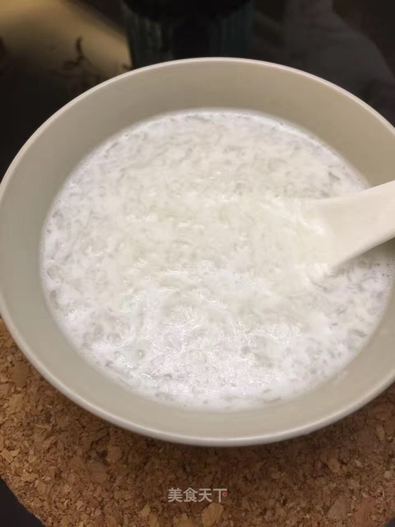 Learn to Stew Milk Bird's Nest in One Minute recipe