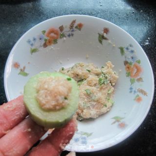 Cucumber Stuffed with Fish Puree recipe