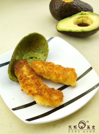 Pan-fried Sabah Fish Fillet with Avocado Dipping Sauce