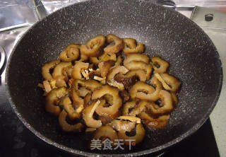 Sea Cucumber Fried Gassho Melon recipe