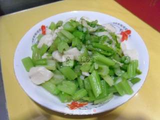 Fried Fish Balls with Celery recipe