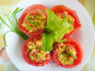 Creative Tomato Scrambled Eggs recipe