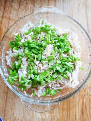 Stir-fried Enoki Mushrooms recipe