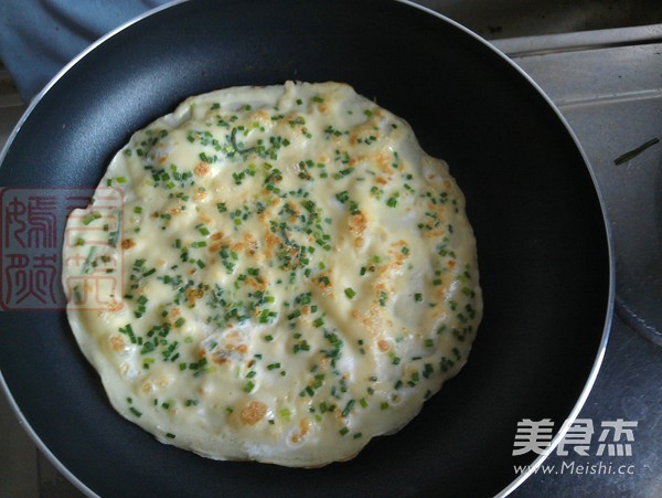Chives and Egg Pancakes recipe
