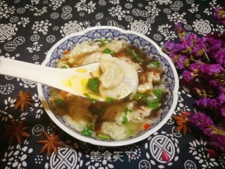 Pork Sophora Soup Wontons recipe