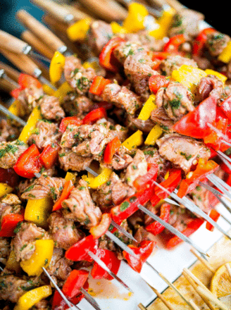 Moroccan Beef Skewers recipe