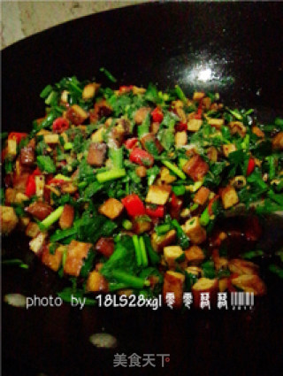 Private Kitchen: Stir-fried Tofu with Leeks recipe