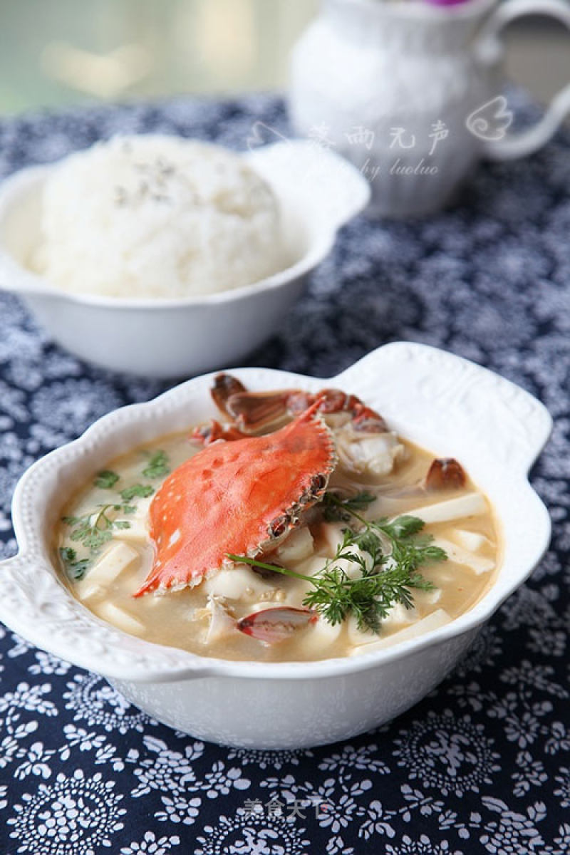 Fragrant Crab Tofu Soup recipe