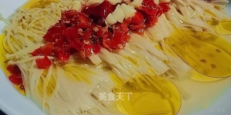 Chopped Pepper Enoki Mushroom recipe