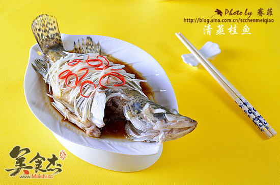 Steamed Mandarin Fish recipe