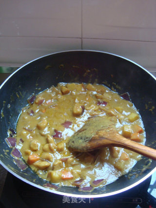 A Trick to Make The Curry Taste More Vivid-curry Potato Chicken recipe