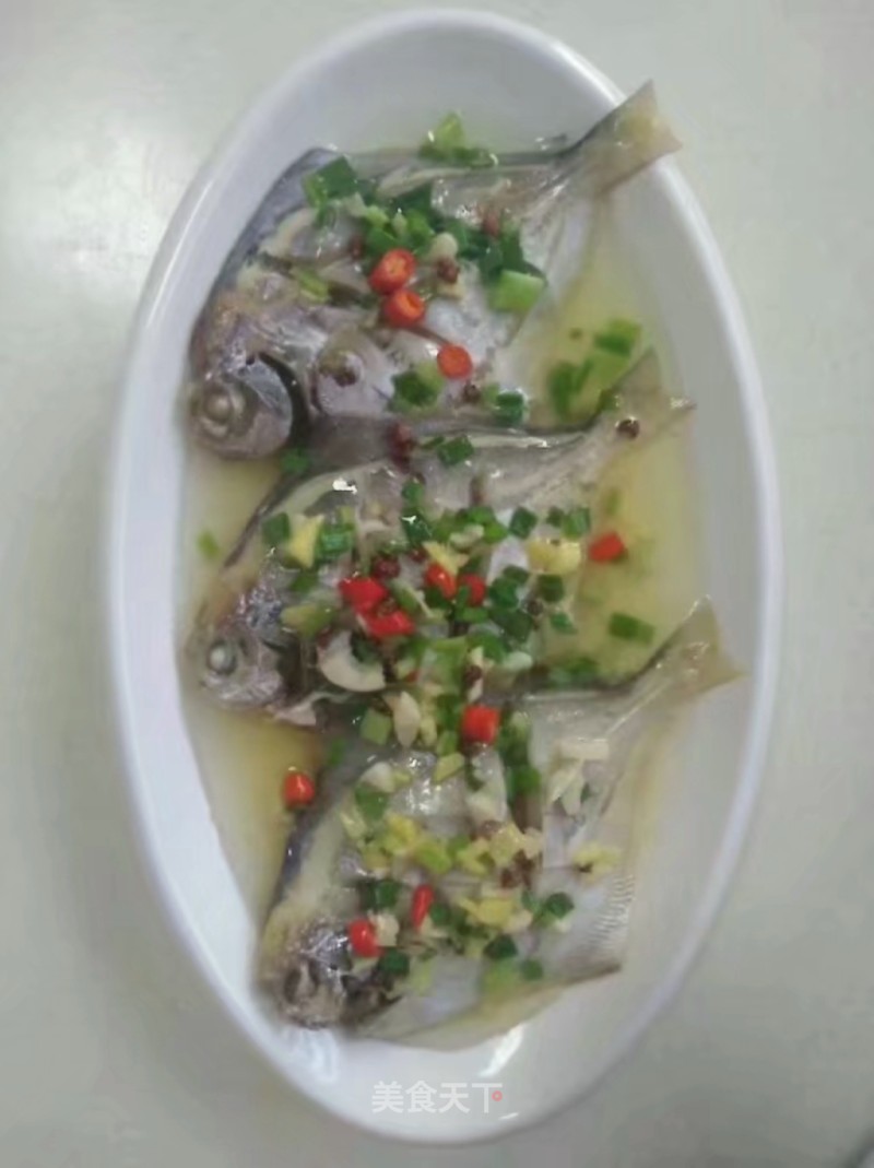 Steamed Pomfret recipe