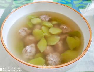 Lettuce Meatball Soup recipe