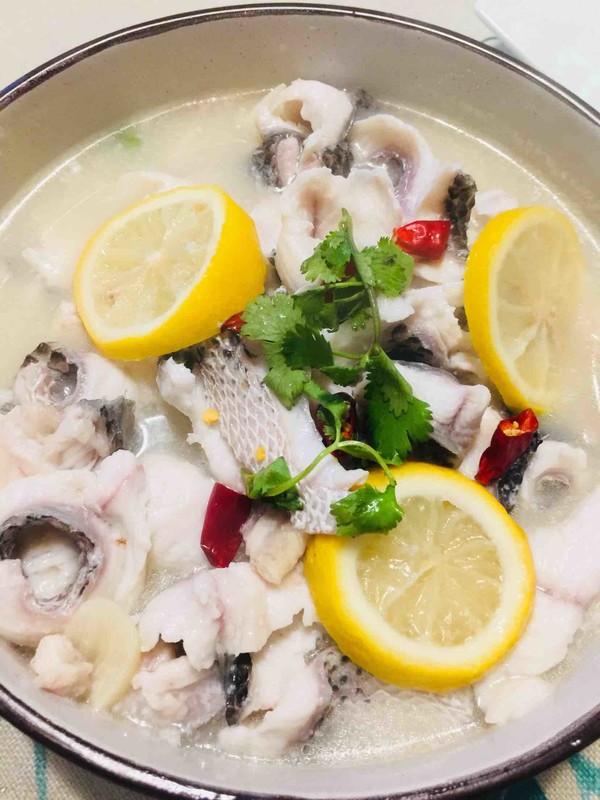 Lemon Fish Soup recipe