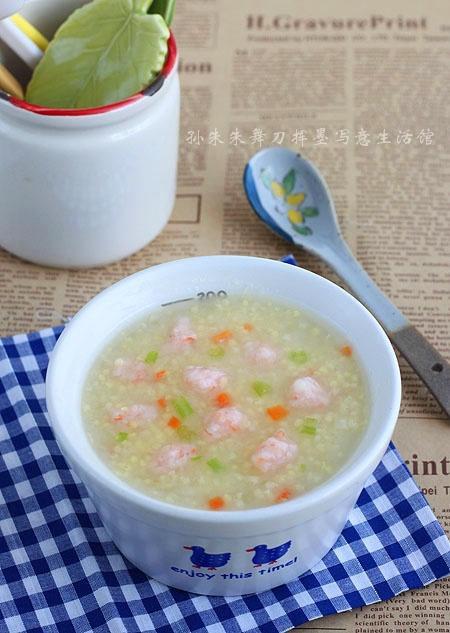 Millet Shrimp Congee recipe