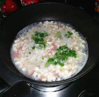 Ham and Tofu Soup recipe