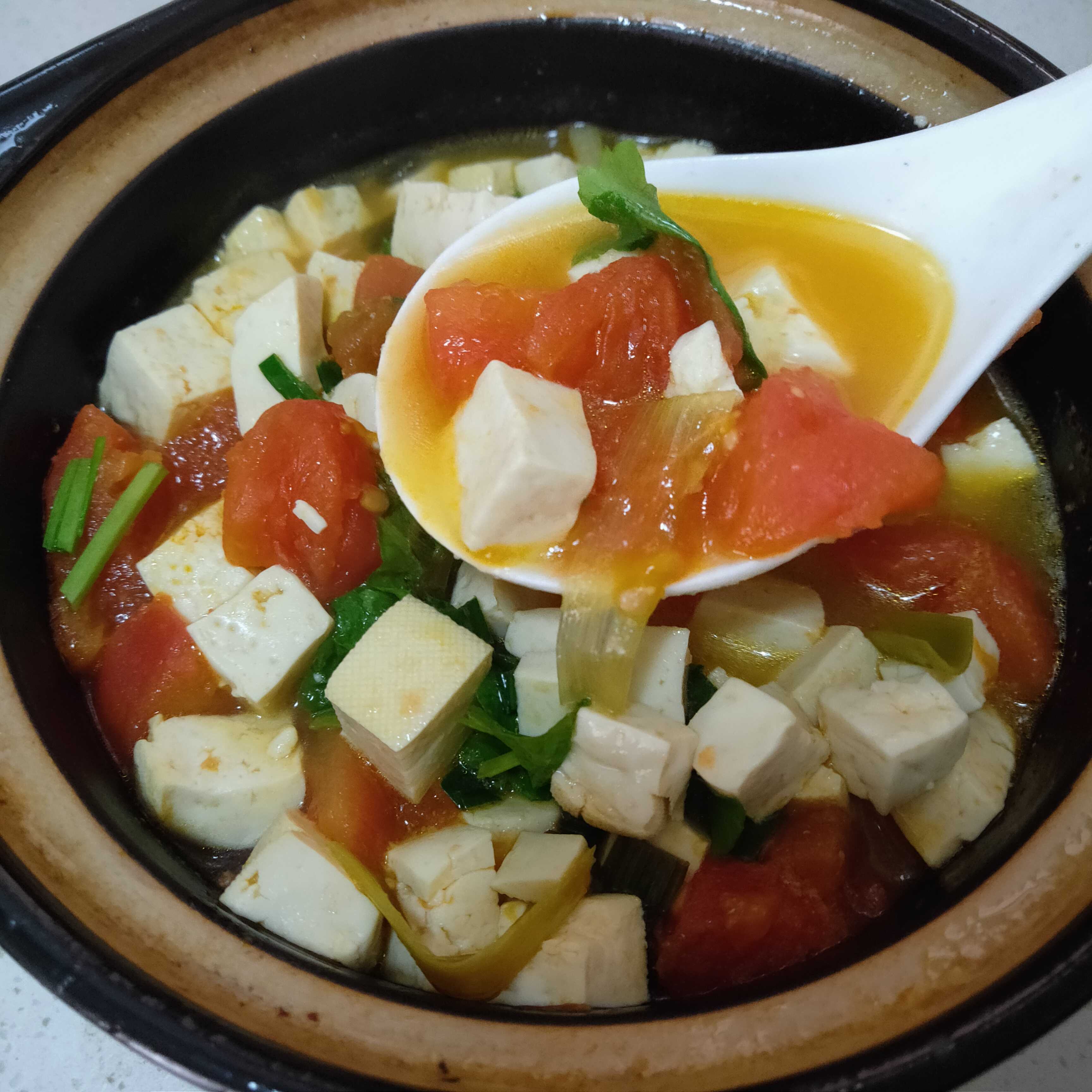 Tomato Tofu Soup recipe