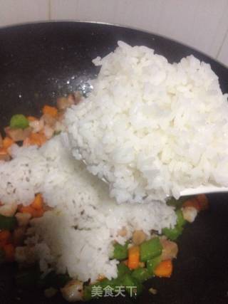 Pineapple Seafood Rice recipe