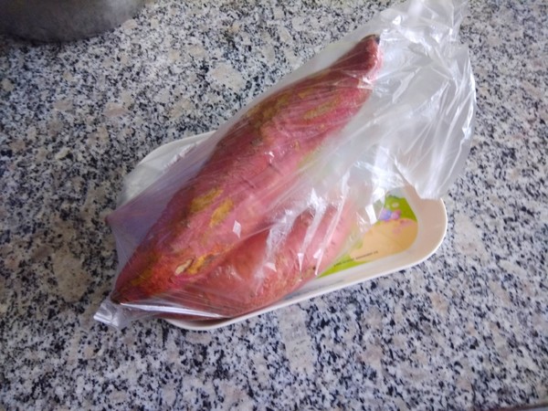 Microwave Baked Sweet Potatoes recipe
