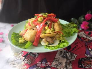 Stir-fried Chinese Cabbage with Tofu in Oil recipe