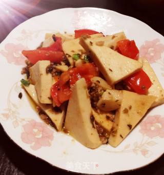 Braised Tofu with Sprouts recipe