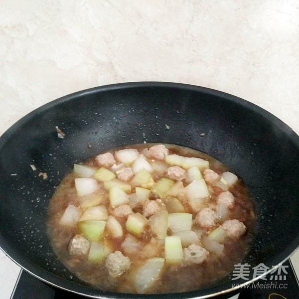 Sweet and Sour Winter Melon Meatballs recipe