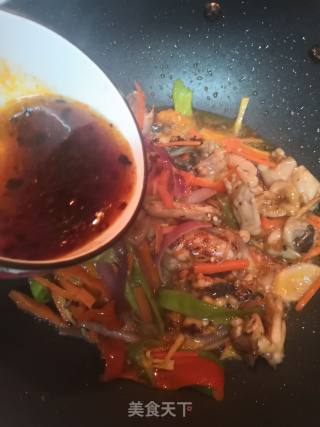 Stir-fried Bullfrog with Red Pepper recipe