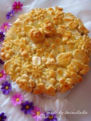 #aca烤明星大赛#three-dimensional Flower Apple Pie (upgraded Version) recipe