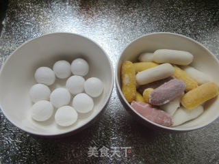 Glutinous Rice Cake with Three Color Cheese recipe