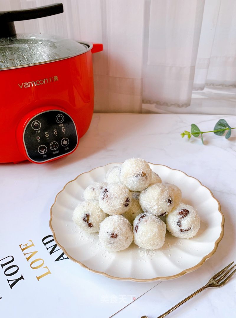 Honey Beans and Yam Coconut Balls recipe