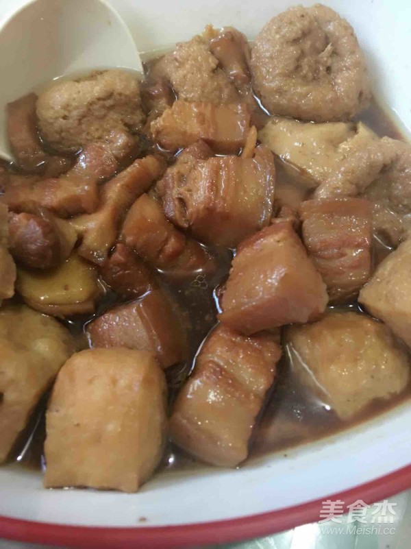 Braised Pork with Tofu recipe