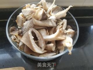 Grilled Celery with Oyster Mushrooms recipe