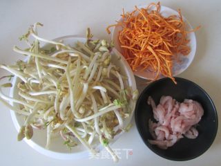 Stir-fried Shredded Pork with Cordyceps Flower and Peanut Bud recipe