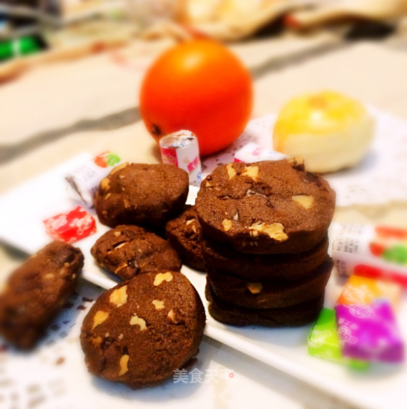 Walnut Chocolate Handmade Biscuits recipe