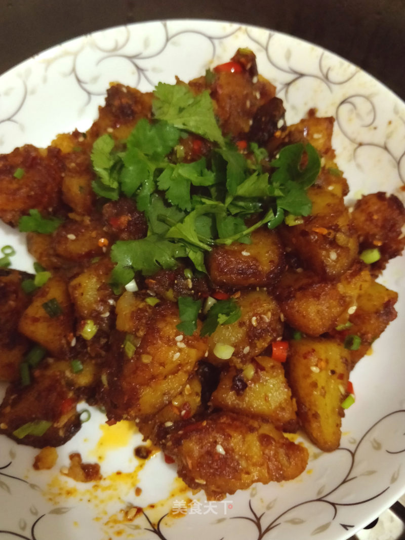 Sweet and Sour Spicy Potato Tuo Tuo recipe