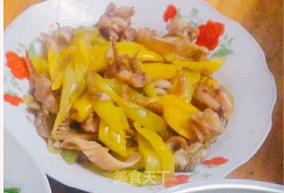 Squid with Green Pepper recipe